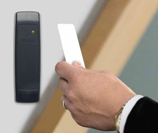 Access control with keycard